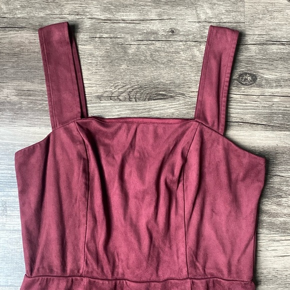 Miami Women’s Deep Red Mini Dress Size M - Picture 3 of 9